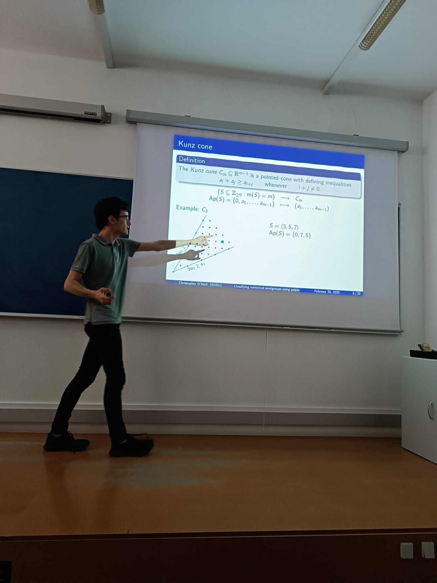 «Classifying numerical semigroups using polyhedral geometry» by Christopher O’Neill